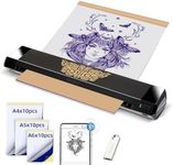 ORGBRO Tattoo Stencil Printer, X8 Thermal Tattoo Transfer Printer with 30pcs Transfer Paper, A4/A5/A6 3-in-1 Wireless Tattoo Machine for Tattoo Artists & Beginners, Compatible with Phone/Tablet/PC