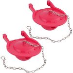 2 Pack 3-Inch Toilet Flapper Replacement Compatible with TOTO Flapper Model G-Max, THU138S, THU175S and THU331S, Oversized Rubber Sealing Flush Valve Flapper, Water Saving Toilet Repair Parts-Red