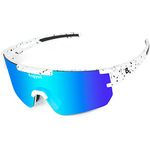 Fngyus Cycling Sunglasses Polarized Sports Sunglasses Mens Womens UV400 Protection Outdoor Bike Glasses Hiking Running Fishing Surfing Goggles