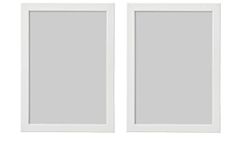 IKEA FISKBO Frame 21x30 cm, Photo frames put those moments you’ve captured on display [WHITE, 2PCS]