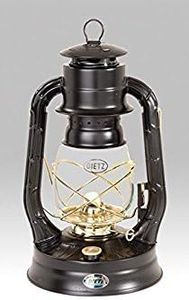 Dietz 8 Air Pilot Oil Burning Lantern (Black with Gold)
