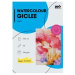 PPD 25 Sheets A4 Inkjet Fine Art Watercolour Giclee Archival Matt Photo Paper 240gsm PPD-74-25