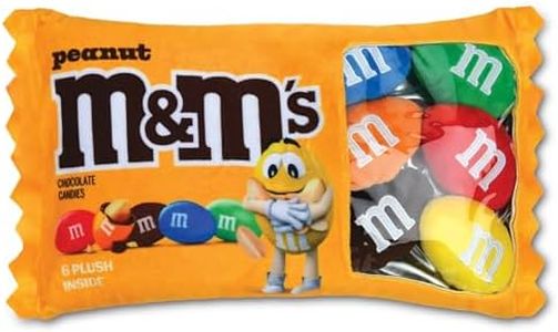 iscream M&M's Peanut Package 16" x 8.5" Pillow Set with Mini M&M's Candy Pillows