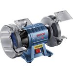 Bosch Professional GBG 60-20 double grinder (600 W, grinding disc diameter 200 mm, no-load speed 3,600 min-1, including 2x grinding disc in normal grit, in carton)