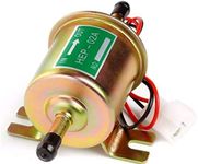 YONEDA Universal 12V Low Pressure 2.5-4 PSI Gas Diesel Inline Electric Fuel Pump HEP-02A (2.5-4 PSI)