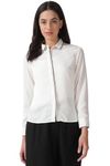 Van Heusen Women's Regular Fit Shirt (VWSFCRGPZ00323_White