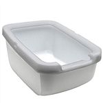 Catit 58701 Cat Pan Littershield Rim, Cool Grey