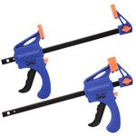 Mr. Pen- Clamps, Grip Clamp 4 Inch, 2 Pack, Light Duty, Clamps for Woodworking, Wood Clamps, Woodworking Tools, C Clamp, Woodworking Clamps, Wood Working Tools, Bar Clamp, Wood Working, Wood Tools