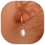 BSGRL Pearl Earrings-14K Gold Plate