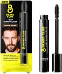 The Beard Club 1 Day Temporary Beard Dye for Men - Medium Brown Beard, Mustache & Eyebrow Color for a Fuller, Well-Defined Look, Water & Sweat Resistant, Up to 30 Applications, 0.3 fl oz