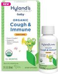 Hyland's Baby Organic Cough Syrup & Immune Support with Agave, Elderberry & Pomegranate - Soothes Cough and Cold, & Supports Immunity - Daytime - 2 Fl. Oz.