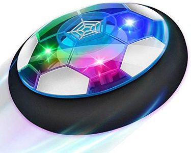 Baztoy Pallone Calcio Fluttuante, Giocattoli Bambini Palla Ricaricabile da Casa con Luci LED Hover Soccer Ball Interno Compleanno Natale Regali per Ragazzi Ragazze Giochi Bimbi