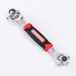 JRangelp Universal 52-in-1 Socket Wrench 360-degree Rotation Wrench Tool with Multi-Head wrench Multi-function Wrench Tool Spanner Tool for Home and Car Repair