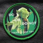 Miltacusa Yoda Do or Do Not There is No Try Star Wars Jedi Hook Patch (3.0 inch)