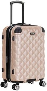 Kenneth Cole REACTION Diamond Tower Luggage Collection Lightweight Hardside Expandable 8-Wheel, Rose Gold, 20-Inch Carry On, Kenneth Cole Reaction Diamond Tower Luggage Collection Lightweight Hardside