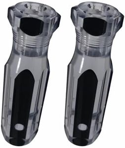 PANSHIYON Blank Screwdriver Handles,2 Pieces Pre-Drilled Blank Screwdriver Handles,Replacement Grips for Tools DIY