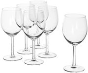 Ikea Red Wine Glass by - Svalka Series Set of 6, 10 0Z