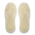 Happystep Genuine Sheepskin Insoles - Premium Lambswool and Sheepskin Top Layer, Felt Bottom for Ultimate Warmth, Comfort and Cushioning (Women 11)