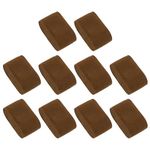 uxcell 10Pcs Bracelet Watch Pillow Flannelette Jewelry Display Pillows for Watch Box Bangle Cushions Display Storage (2.99" x 1.73" x 1.69", Coffee)