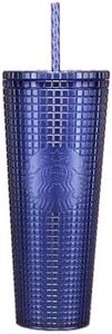 Starbucks Cobalt Grid Cold Cup (24 oz)