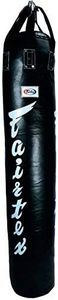 FAIRTEX Sac lourd HB6 1,8 m Banane Muay Thai Kickboxing K1 MMA Combat Non Rempli (Noir)