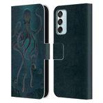 Head Case Designs Officially Licensed Vincent Hie Giant Octopus Underwater Leather Book Wallet Case Cover Compatible With Samsung Galaxy M15/F15 5G