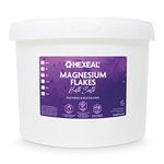 Hexeal Magnesium Flakes | 8kg Bucket | 100% Pure | Bath Soak | Magnesium Chloride