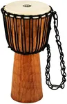 Meinl Percussion Djembe Hand Drum Circle Instrument, Carved Mahogany Headliner Series — NOT Made in China — African Mali Weave Ropes, 2-Year Warranty, Nile, Medium (HDJ4-M)