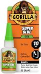 Gorilla Super Glue Gel, Fast-Settin