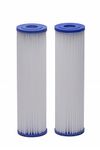 EcoPure EPW2P Pleated Universal Whole Home Filter, 2 Pack