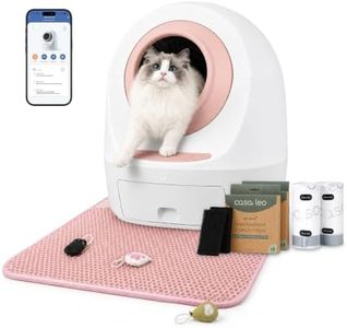Casa Leo Automatic Self Cleaning Cat Litter Box Bundle with App Control