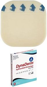Dynarex Dynaderm Hydrocolloid Dressing, 4 x 4 Inch/10 Count