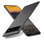 Bastmei for Google Pixel 6a Case (2022), Extremely Light Ultra-Light Super Slim Camera Protection Hard PC Cover Case for Google Pixel 6a.(Gravel Black)