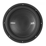 Polk Audio MM1042 SVC MM1 Series 10" Marine & Car Subwoofer - 900W, 28-200Hz Frequency Response, Single 4-Ohm Voice Coils, Polypropylene Woofer Cone, Compact Subwoofer for Deep, Powerful Bass