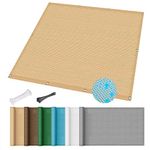 Garden Sun Shade Sail 160 x 250 cm(63 x 98inch) HDPE 95% UV Block Breathable Rectangular Canopy Sail Shades for Backyard Pool Lawn Outdoor Activities, Cream Color