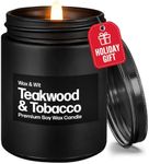 Wax & Wit Tobacco Teakwood Candles,