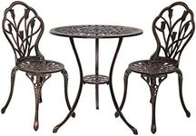 Gardeon 3Pc Outdoor Setting Bistro 