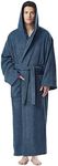 Arus Men's Long Hooded Classic Bath