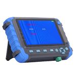 5 Inch CCTV Security Camera Tester, 4 in 1 AHD TVI CVI VGA Security Surveillance Camera Tester IP Analog Camera Tester CCTV Monitor Coaxial HD Video Monitor Tester Support 8MP (US Plug)