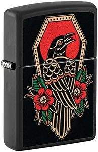 Zippo Crow Tattoo Design Lighter