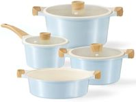 CAROTE Ceramic Pots and Pans Set, C