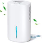 Dehumidifiers for Home, Aotomee 2000ML Dehumidifier with Drain Hose, 800 sq ft Portable Ultra Quiet, Auto Off & 7 Coloured LED Light Mini Dehumidifiers for Drying Clothes Bathroom Damp V1 606 home