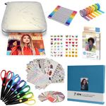 HP Sprocket Select Portable Instant Photo Printer for Android and iOS devices (Eclipse) Fun Scrapbook Bundle