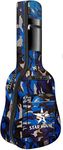 Star House Guitar Bag Durable Padded Guitar Cover Bag case for All Size of Acoustic Guitar (Blue)