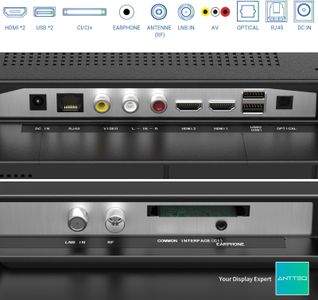 Antteq 32" Smart TV – HD LED Display, Streaming Apps