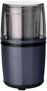 Cuisinart Moulin à épices électrique - Moulin à café, à noix, à graines pour la cuisine - Électrique - Deux bols en acier inoxydable avec couvercles de rangement - Lavable au lave-vaisselle - Bleu