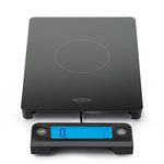 OXO Good Grips Digital Glass Food Scale with Pull Out Display, 11 Pound Black