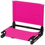 The Stadium Chair Company Co. GAMECHANGER Stadium Chair (Pink), 15.5" X 17"W X 14.5" H (OPEN)