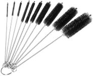 Small Cleaning Brushes 10 Variable Sizes for Cleaning Small Pipe Bottle Reusable Straw Multipurpose Cleaner Brushes