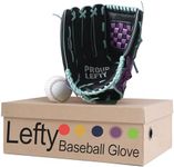 Lefty Baseball Glove Adult - Durable Left Hand Throw Baseball & Softball Mitts, First Baseman Glove for Men and Women, Entry-Level Left Handed Softball Gloves. 13in